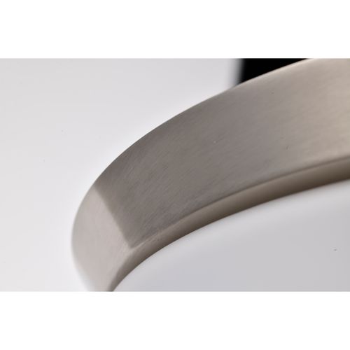 Main product image of Rowen 4 Light Semi Flush Brushed Nickel Finish Etched White Glass