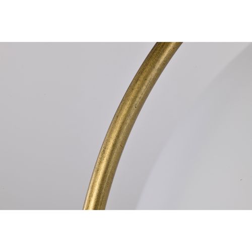Main product image of Lakeshore 1 Light Medium Flush Matte Black & Natural Brass Finish White Opal Glass