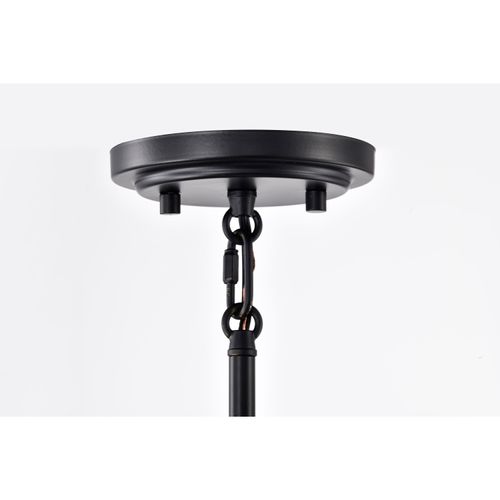 Main product image of Lakeshore 1 Light Small Pendant Matte Black & Natural Brass Finish White Opal Glass