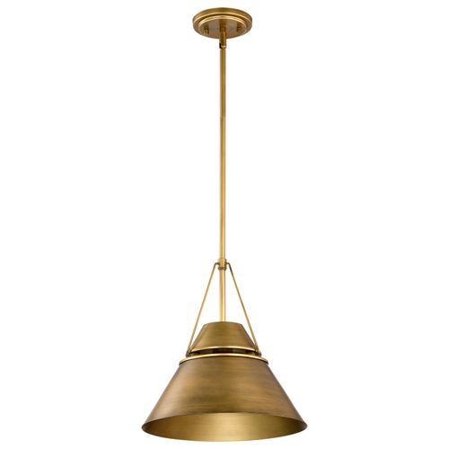 Main product image of Adina 1 Light Medium Pendant Natural Brass Finish