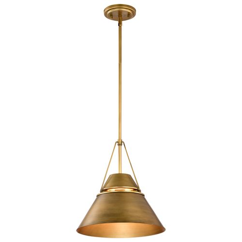 Main product image of Adina 1 Light Medium Pendant Natural Brass Finish