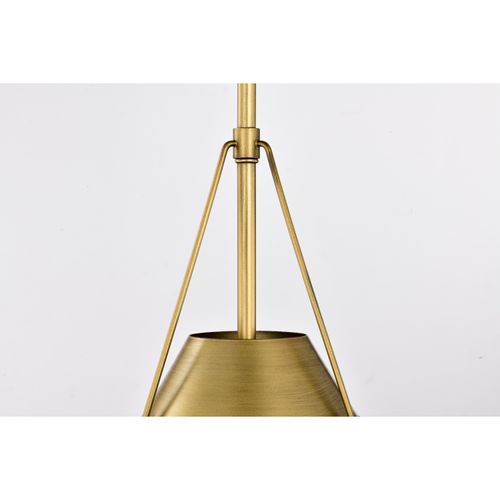 Main product image of Adina 1 Light Medium Pendant Natural Brass Finish