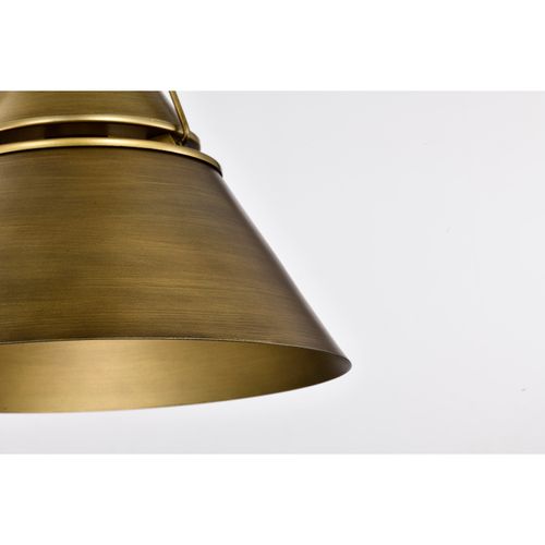 Main product image of Adina 1 Light Medium Pendant Natural Brass Finish