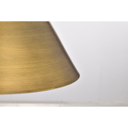Main product image of Adina 1 Light Medium Pendant Natural Brass Finish