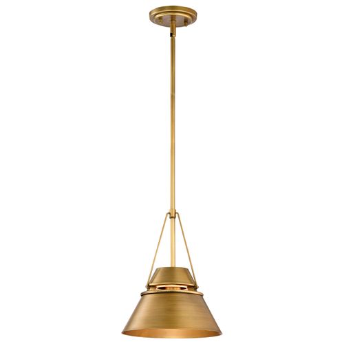 Main product image of Adina 1 Light Small Pendant Natural Brass Finish