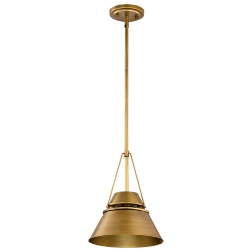 Main product image of Adina 1 Light Small Pendant Natural Brass Finish