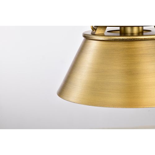 Main product image of Adina 1 Light Small Pendant Natural Brass Finish