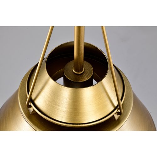 Main product image of Adina 1 Light Small Pendant Natural Brass Finish