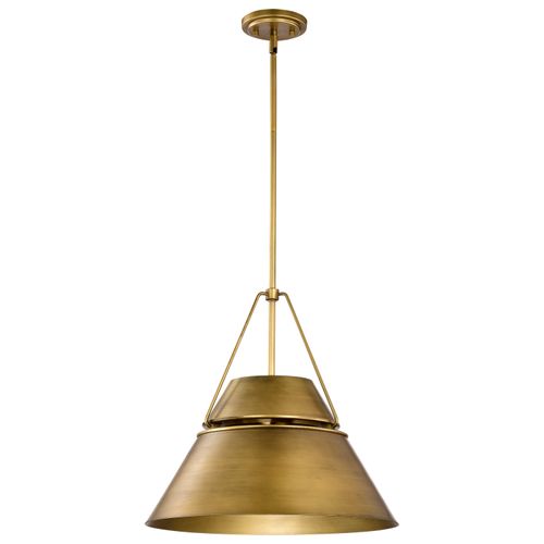 Main product image of Adina 3 Light Large Pendant Natural Brass Finish