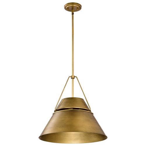 Main product image of Adina 3 Light Large Pendant Natural Brass Finish
