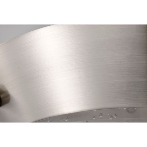 Main product image of Boliver 3 Light Flush Mount Brushed Nickel Finish Clear Seeded Glass