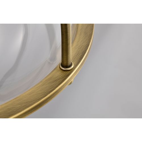 Main product image of Amado 3 Light Pendant 14 Inches Vintage Brass Finish Clear Glass