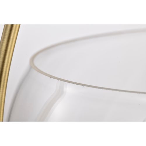 Main product image of Amado 3 Light Pendant 14 Inches Vintage Brass Finish Clear Glass