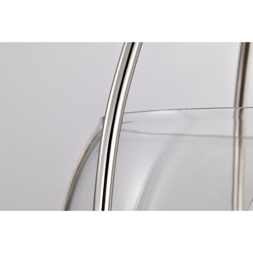 Main product image of Amado 3 Light Pendant 14 Inches Polished Nickel Finish Clear Glass