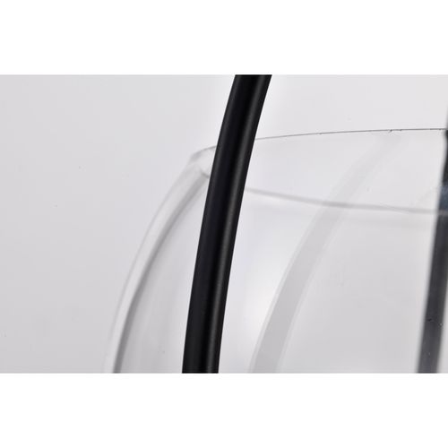 Main product image of Amado 3 Light Pendant 14 Inches Matte Black Finish Clear Glass