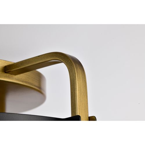 Main product image of Altos 4 Light Semi Flush Matte Black and Natural Brass Finish