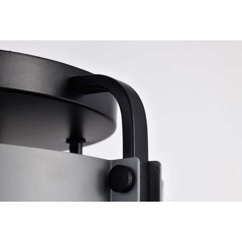 Main product image of Altos 3 Light Semi Flush 14 Inches Gray and Matte Black Finish