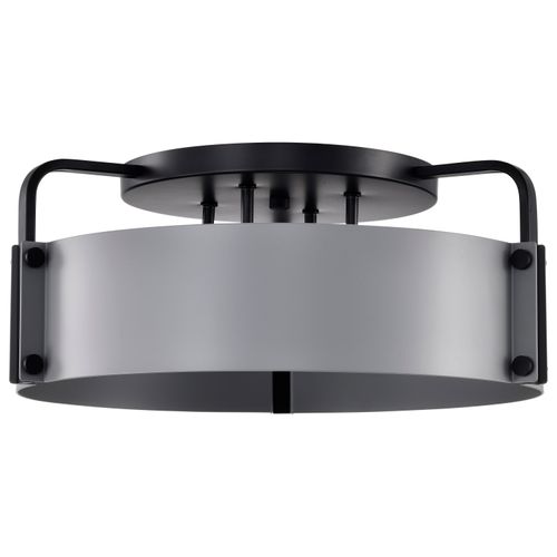 Main product image of Altos 4 Light Semi Flush 18 Inches Gray and Matte Black Finish