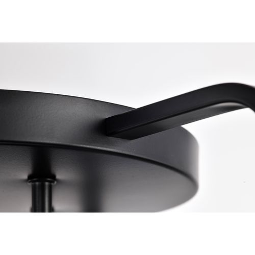Main product image of Altos 4 Light Semi Flush 18 Inches Gray and Matte Black Finish