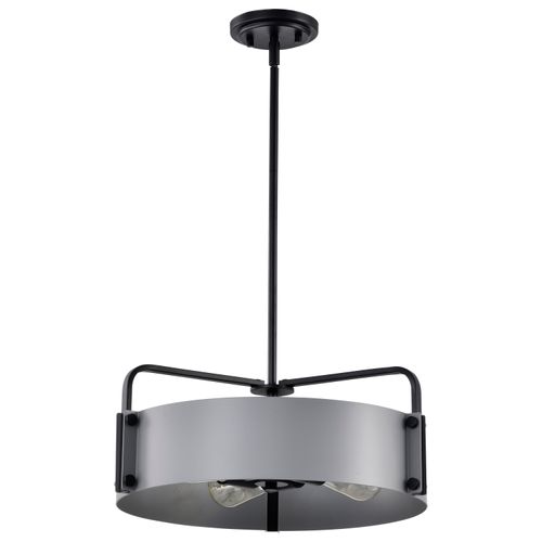 Main product image of Altos 4 Light Medium Pendant Gray and Matte Black Finish