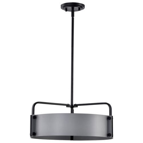 Main product image of Altos 4 Light Medium Pendant Gray and Matte Black Finish