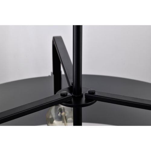 Main product image of Altos 5 Light Large Pendant Gray and Matte Black Finish