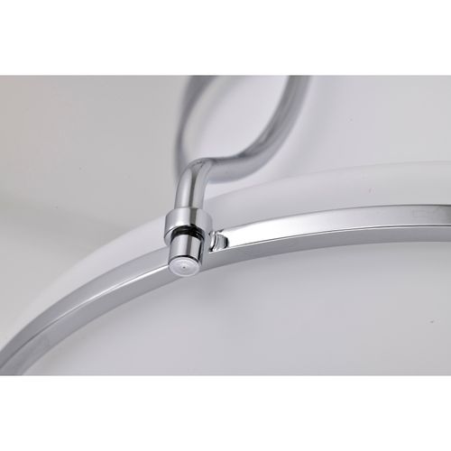 Main product image of Valdora 1 Light Pendant 10 Inches Polished Nickel White Opal Glass