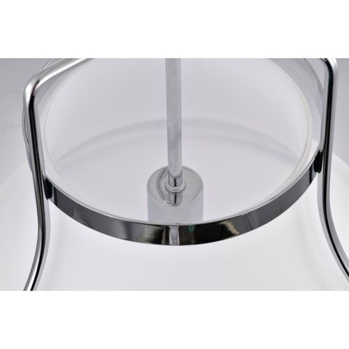 Main product image of Valdora 1 Light Pendant 14 Inches Polished Nickel White Opal Glass