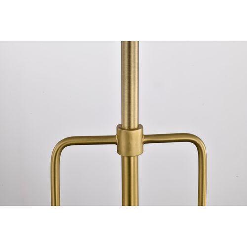 Main product image of Everton 2 Light Pendant 14 Inches Matte Gray and Brass Finish Etched Opal Glass