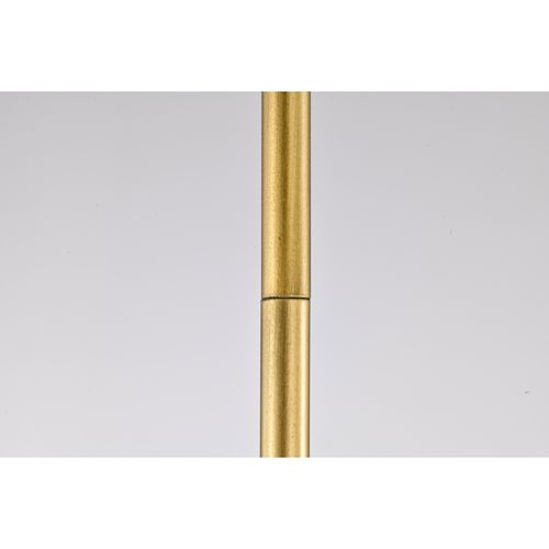 Main product image of Admiral 1 Light Pendant 10 Inches Matte Black and Natural Brass Finish White Opal Glass