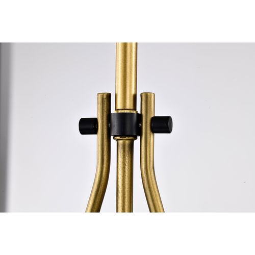 Main product image of Admiral 1 Light Pendant 10 Inches Matte Black and Natural Brass Finish White Opal Glass
