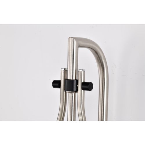Main product image of Admiral 1 Light Wall Sconce Matte Black and Brushed Nickel Finish White Opal Glass