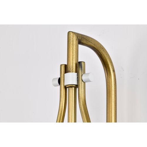 Main product image of Admiral 1 Light Wall Sconce Matte White and Natural Brass Finish White Opal Glass