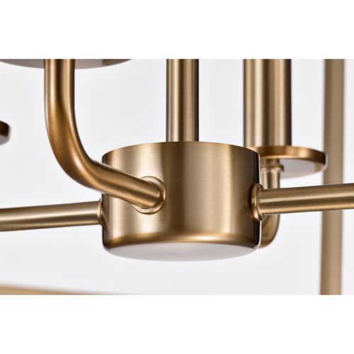 Main product image of Emma 4 Light Small Pendant Burnished Brass Finish