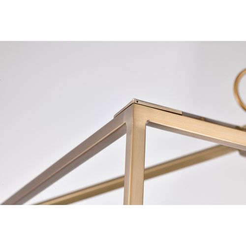 Main product image of Emma 4 Light Small Pendant Burnished Brass Finish