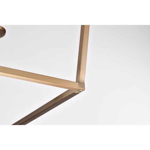 Main product image of Emma 4 Light Small Pendant Burnished Brass Finish