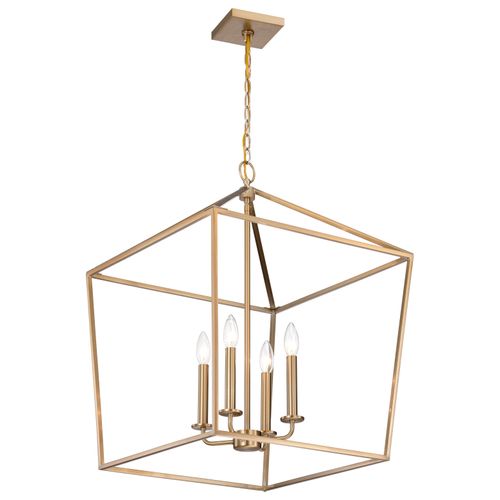 Main product image of Emma 4 Light Large Pendant Burnished Brass Finish