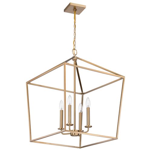 Main product image of Emma 4 Light Large Pendant Burnished Brass Finish