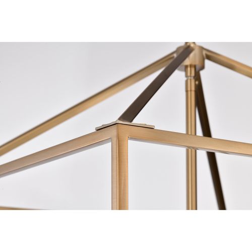 Main product image of Emma 4 Light Large Pendant Burnished Brass Finish