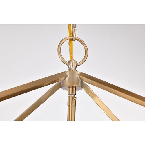 Main product image of Emma 4 Light Large Pendant Burnished Brass Finish