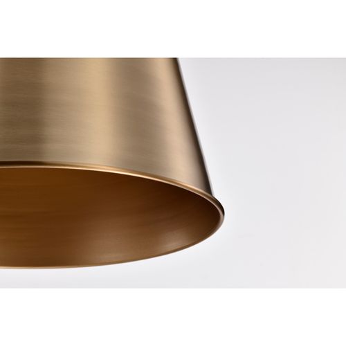 Main product image of Alexis 1 Light Large Pendant Burnished Brass and Gold Finish