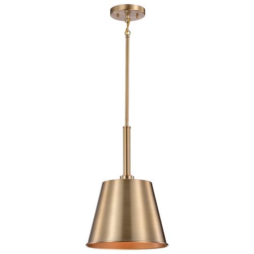 Main product image of Alexis 1 Light Small Pendant Burnished Brass and Gold Finish