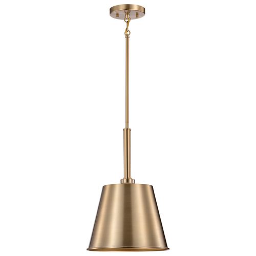 Main product image of Alexis 1 Light Small Pendant Burnished Brass and Gold Finish