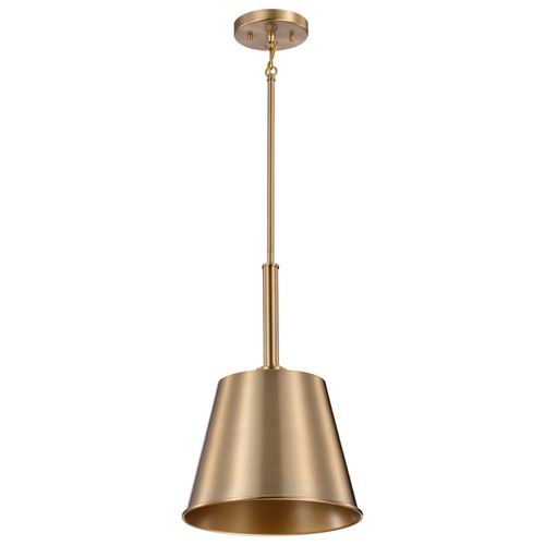 Main product image of Alexis 1 Light Small Pendant Burnished Brass and Gold Finish