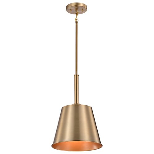 Main product image of Alexis 1 Light Small Pendant Burnished Brass and Gold Finish