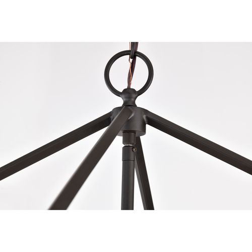 Main product image of Emma 4 Light Small Pendant Matte Black Finish