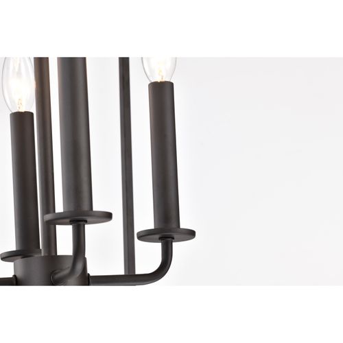 Main product image of Emma 4 Light Small Pendant Matte Black Finish