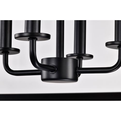 Main product image of Emma 4 Light Large Pendant Matte Black Finish
