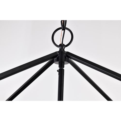 Main product image of Emma 4 Light Large Pendant Matte Black Finish