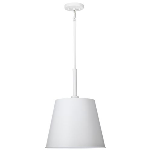 Main product image of Alexis 1 Light Large Pendant Matte White Finish